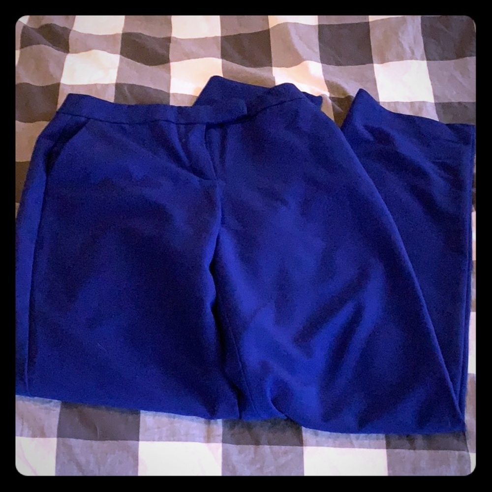 Eva Longoria High Waisted Straight Leg Dress Pant